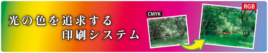 光の色を追求する印刷システム